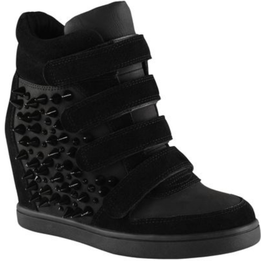 ALDO Graziana Black Spiked Boots